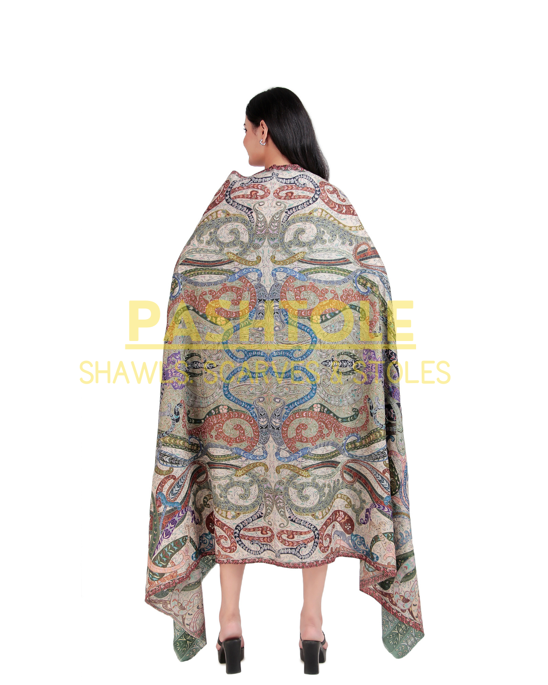 Royal Tapestry Kalamkari XL Shawl