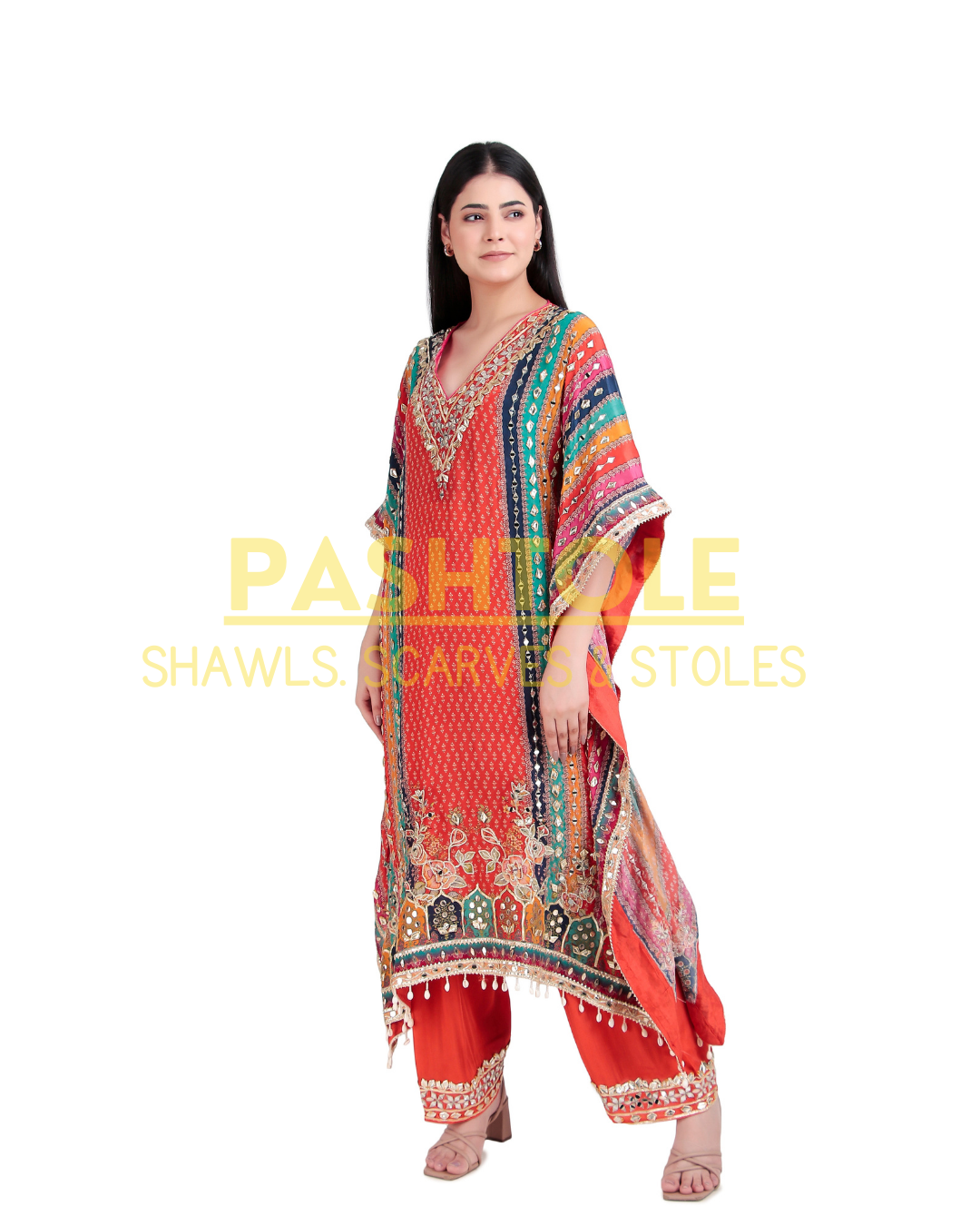 Sunset Palette Kaftan Set