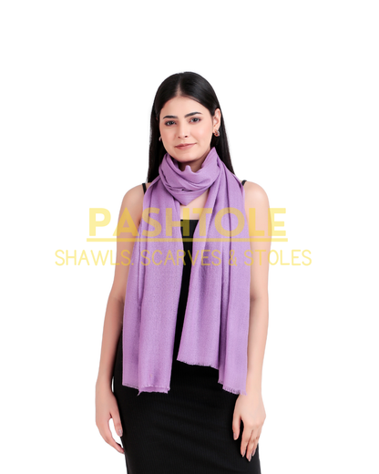 Lavender Fine Wool Stole