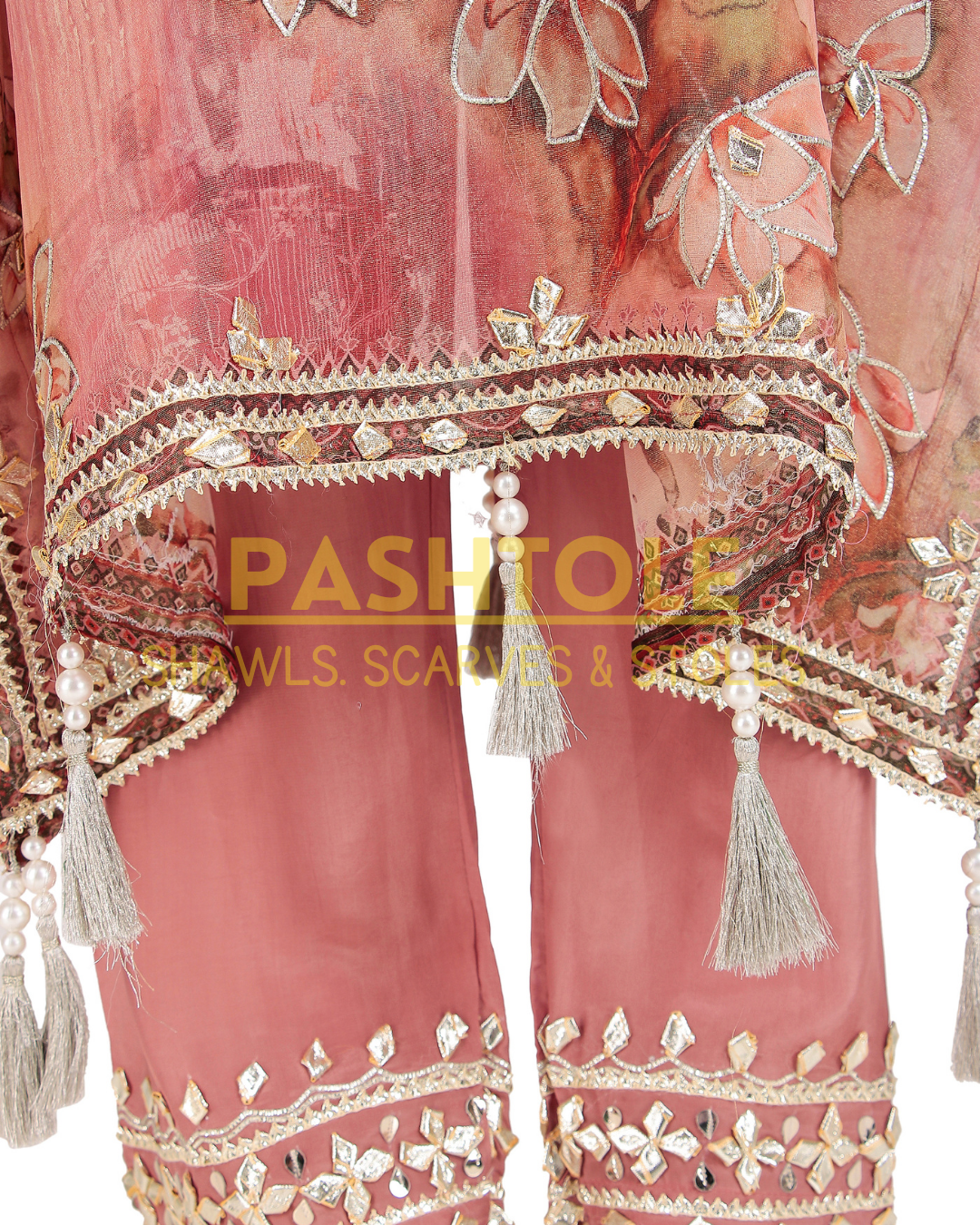 Pink Opal Kaftan Set