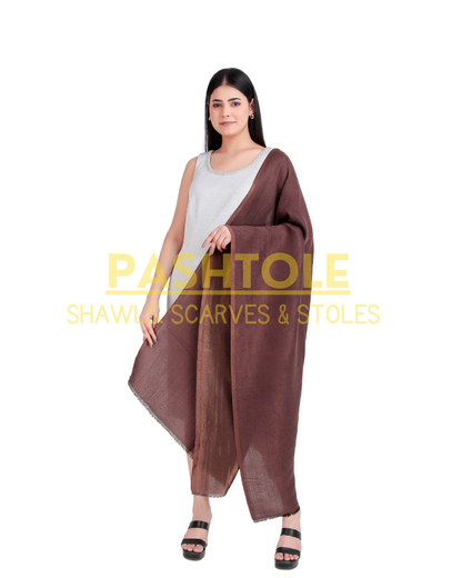 Hash Brown Zari Reversible Stole