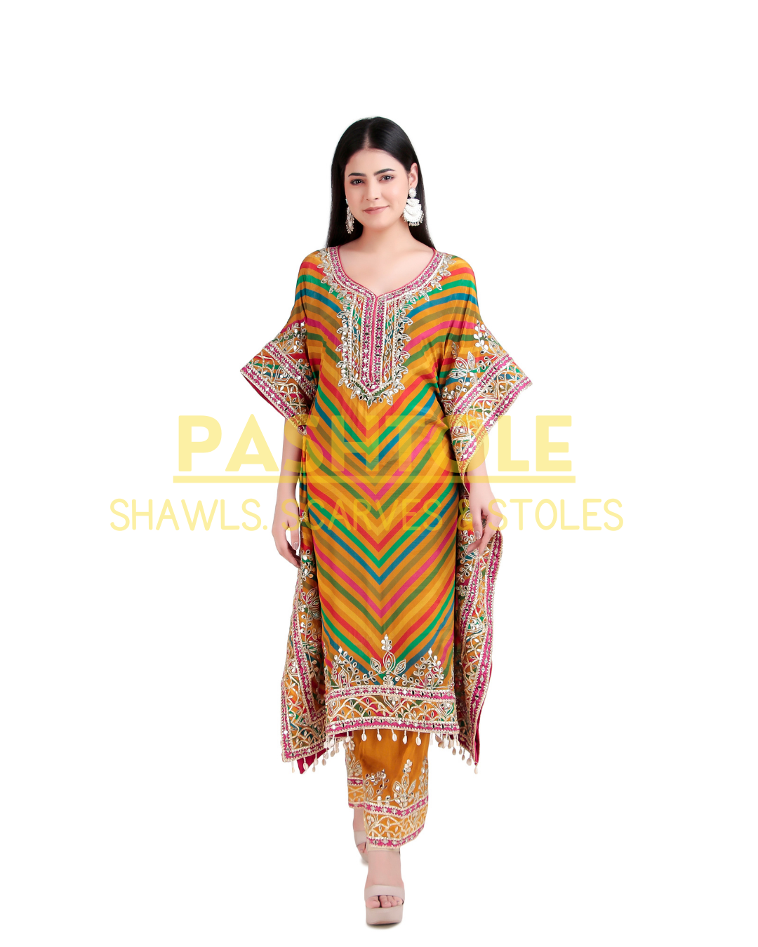 Marigold Charm Kaftan Set