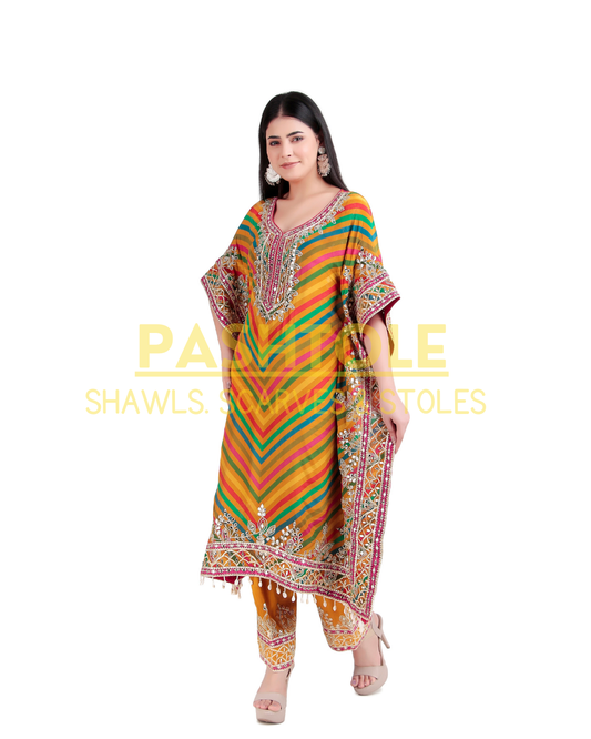 Marigold Charm Kaftan Set