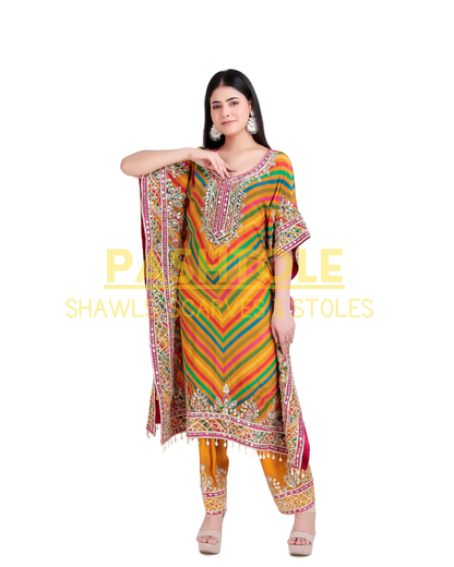 Marigold Charm Kaftan Set