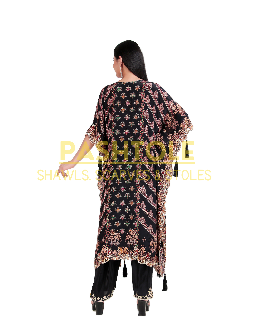 Noir Majesty Kaftan Set