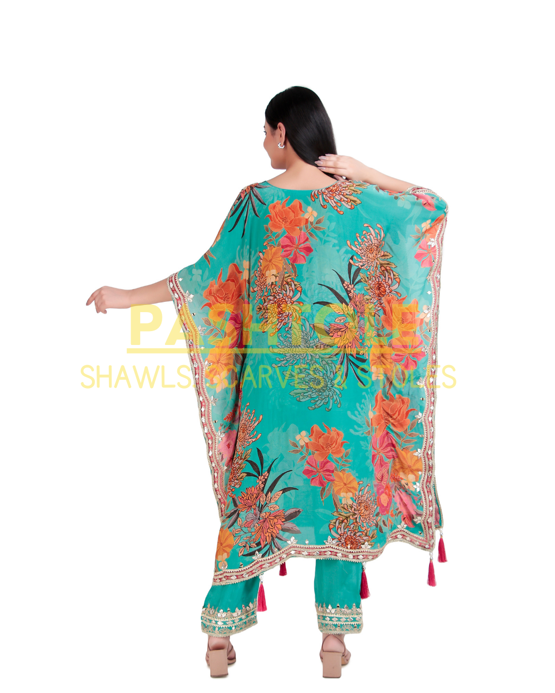 Sky Sapphire Kaftan Set