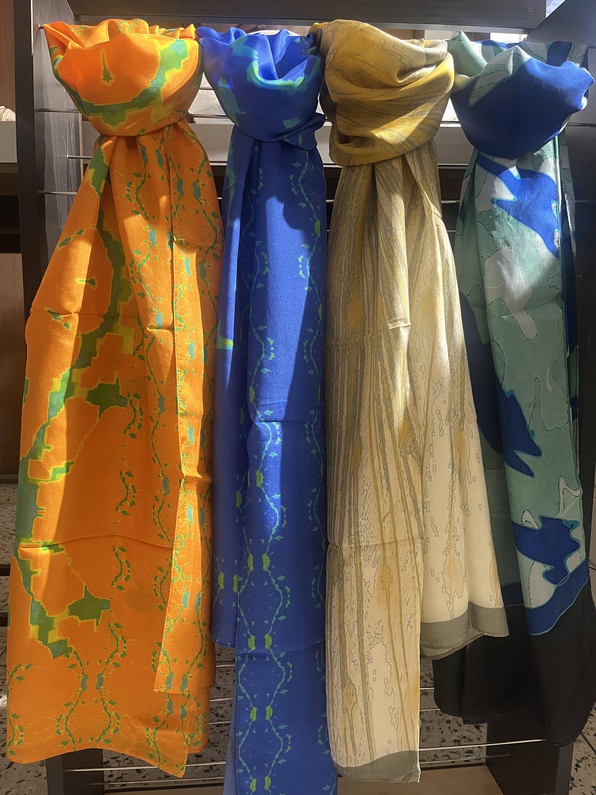 Rectangular Silk Scarves