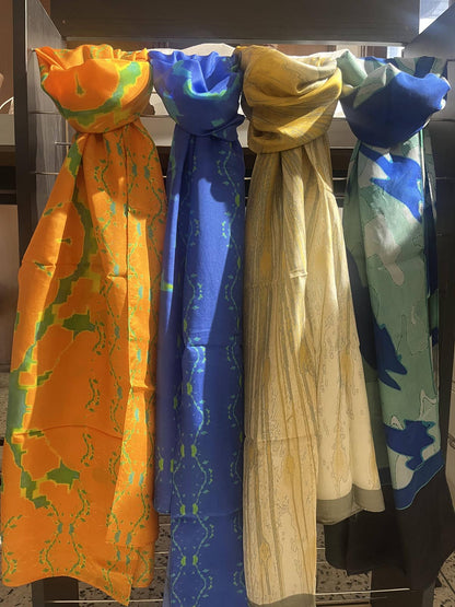 Rectangular Silk Scarves