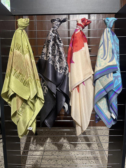 Square Silk Scarves