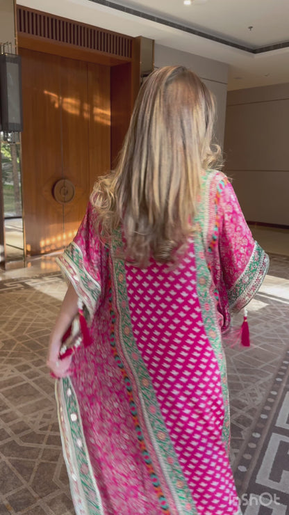 Regal Rose Kaftan Set