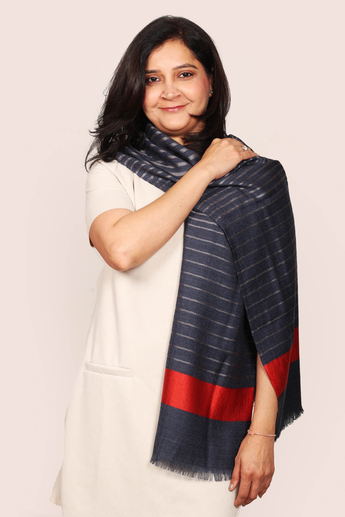 Printed Shawl - Stripe